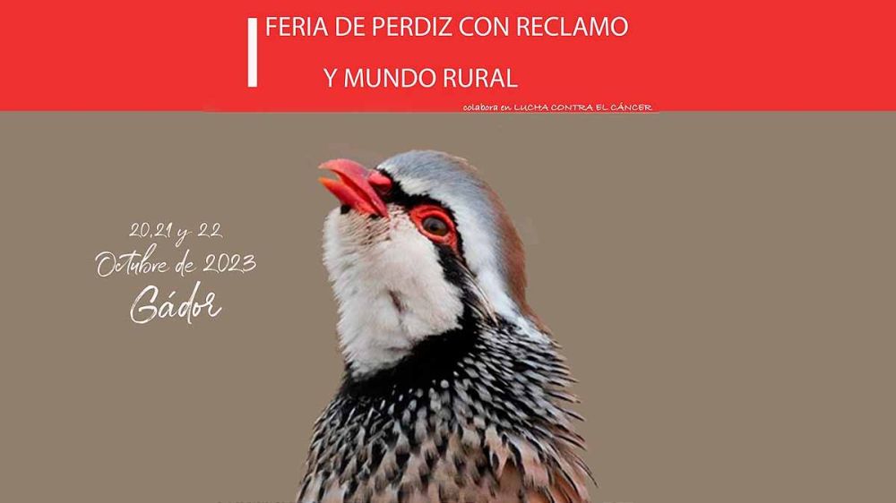 El próximo fin de semana Almería acoge la I Feria de Perdiz con Reclamo y Mundo Rural