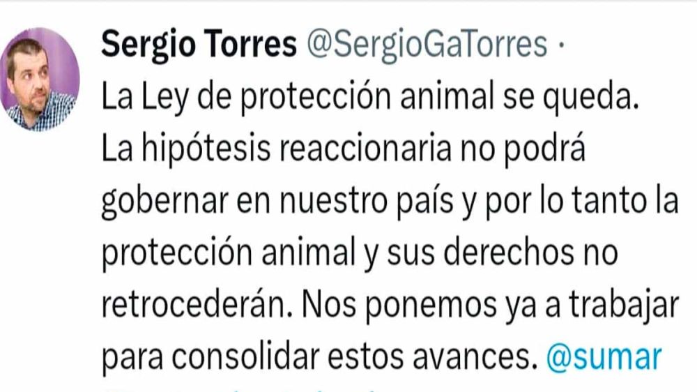 García Torres celebra los resultados electorales y asegura que avanzará en la Ley de Protección Animal