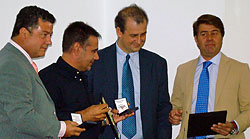  Entrega de premios al Campeón Autonómico de Recorridos de Caza y Compak Sporting, Ángel Luis Gordillo.