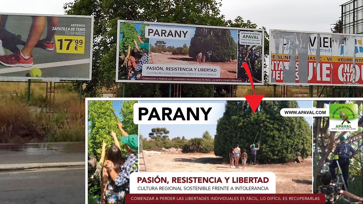  Difusión del Parany en carteles publicitarios