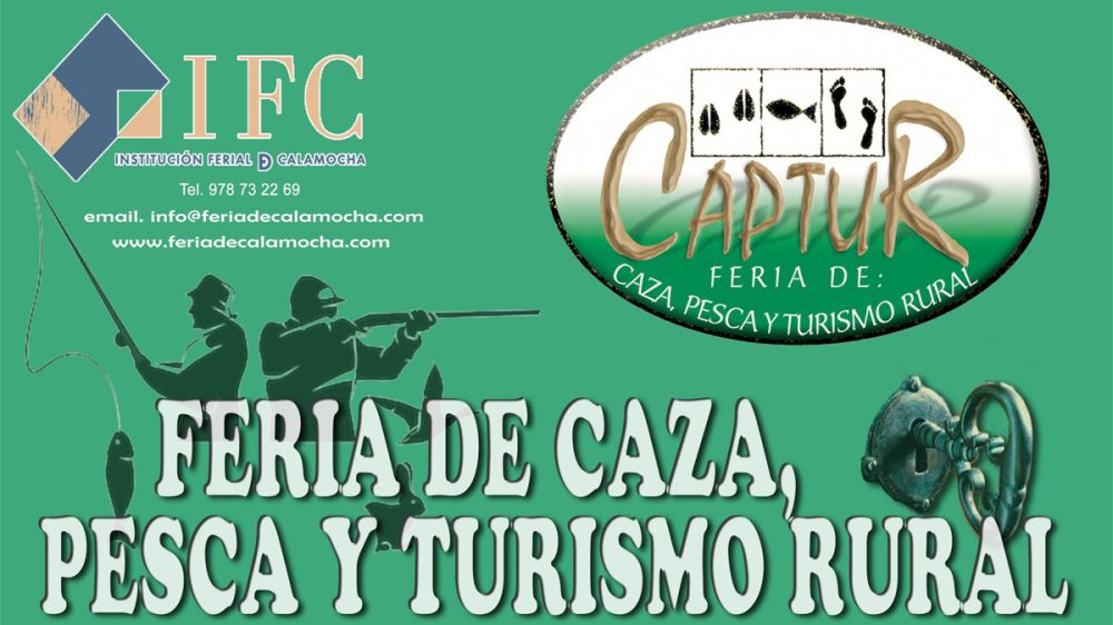 Captur, la feria de Caza, Pesca y Turismo de Calamocha, vuelve el 11 y 12 de marzo