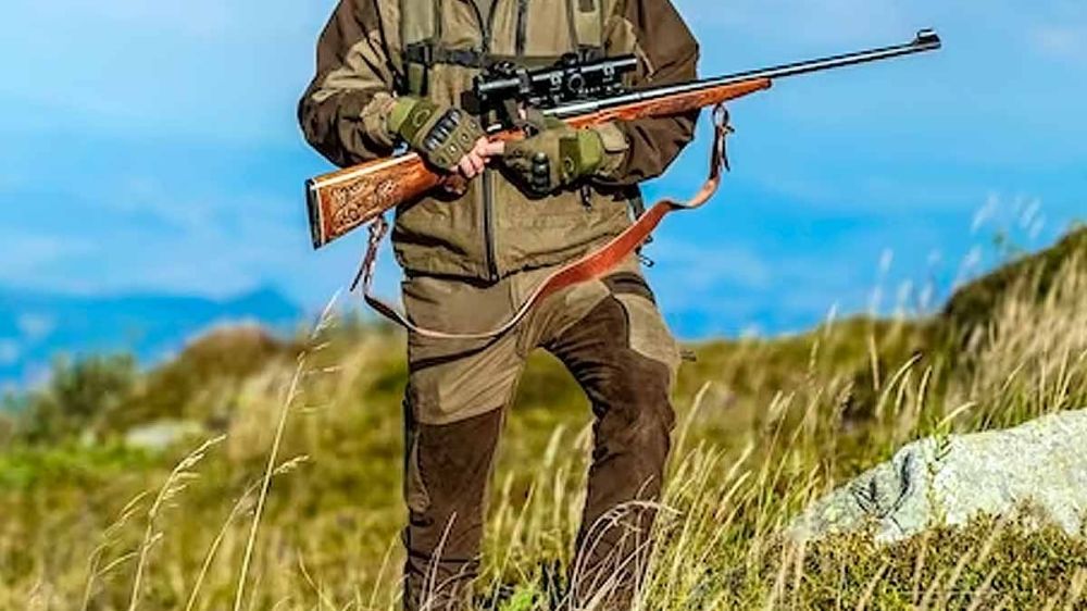 Soporte de trípode camuflado para armas de fuego, caza y tiro, 160 cm