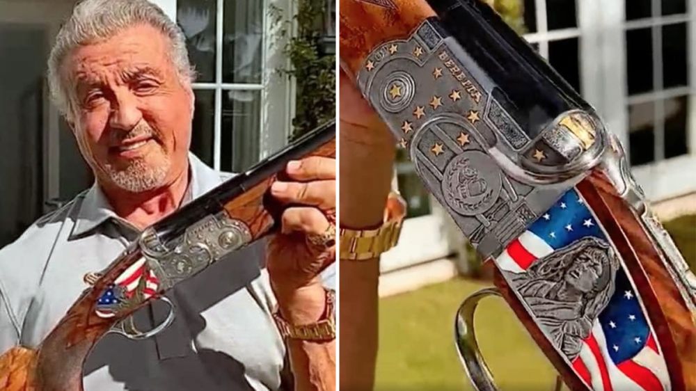 La escopeta de Rocky, una Beretta personalizada para Sylvester Stallone