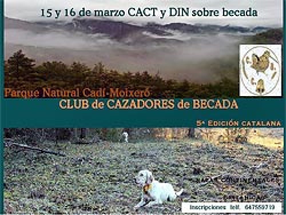 CACT y DIN sobre becadas, V Edición catalana organizada por el CCB
