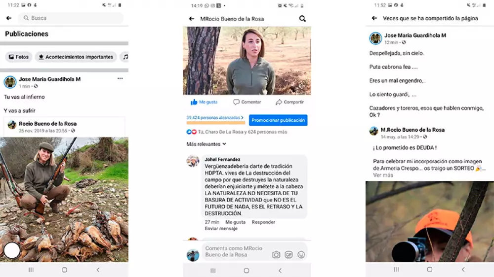 Así tratan las redes sociales a la caza: Instagram, Facebook y TikTok