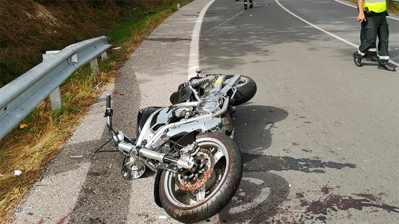  muere moto accidente jabalí